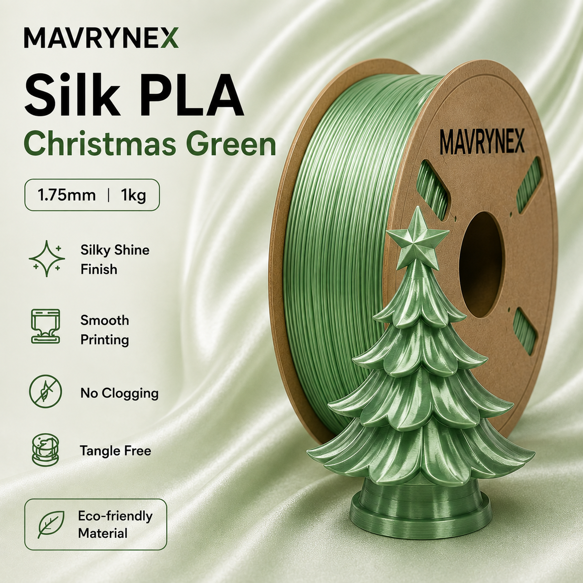 MAVRYNEX Silk PLA Filament 1.75mm