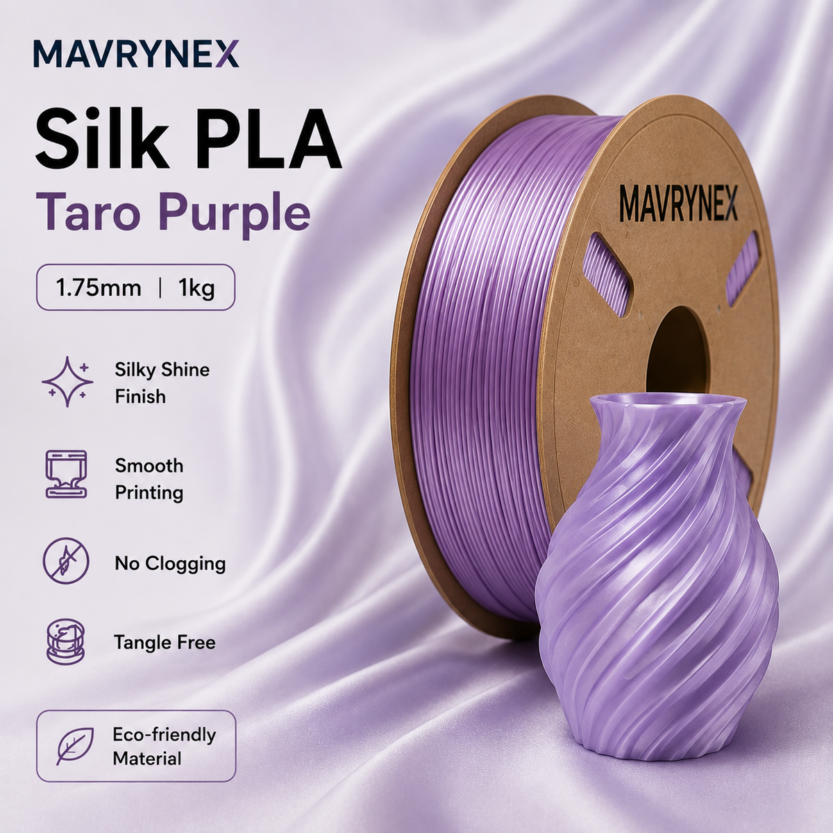MAVRYNEX Silk PLA Filament 1.75mm